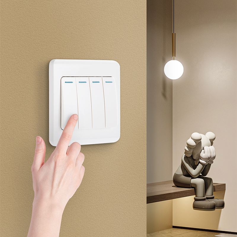 Chrome 3 Way Light Switch